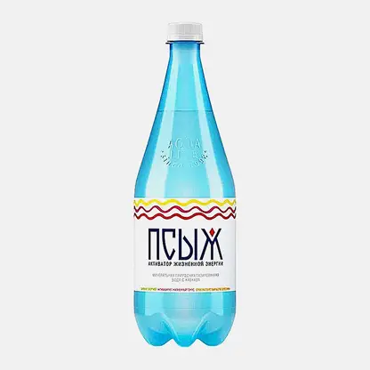 Вода Псыж минеральная лечебно-столовая природная газированная 1л