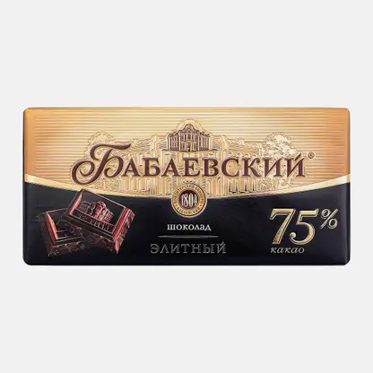 Шоколад Бабаевский Элитный 75% какао 75г