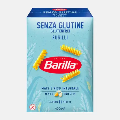 Макароны Спиральки фузилли без глютена Barilla 400г