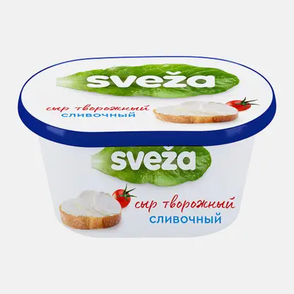 Сыр творожный сливочный Sveza 60% 350г