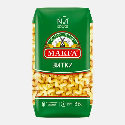 Макароны Makfa Виток 450г