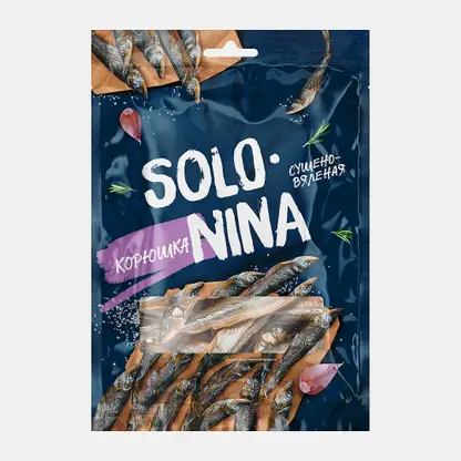 Корюшка европейская сушеная Solonina 40г