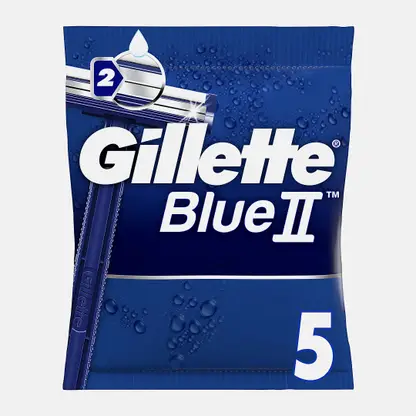 Одноразовые станки Gillette Blue II 5шт
