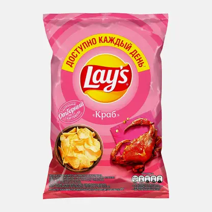 Чипсы Lays Краб 70г