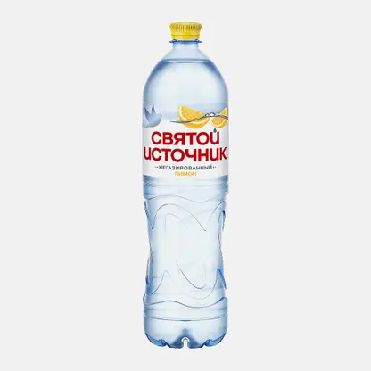 Вода негазированная со вкусом лимона Святой Источник 1.5л