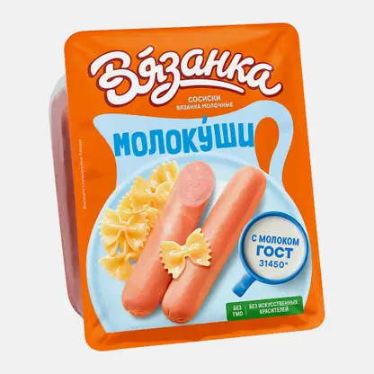 Сосиски Вязанка Молокуши Молочные 450г