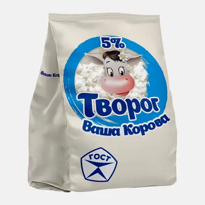 Творог Ваша корова 5% 650г
