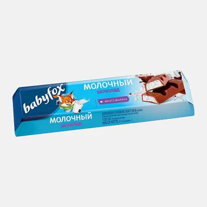 Молочный шоколад с молочной начинкой Babyfox 45г — архивное изображение (Магнит)