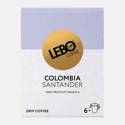 Молотый кофе в дрип-пакетах Lebo Colombia 6шт 63г