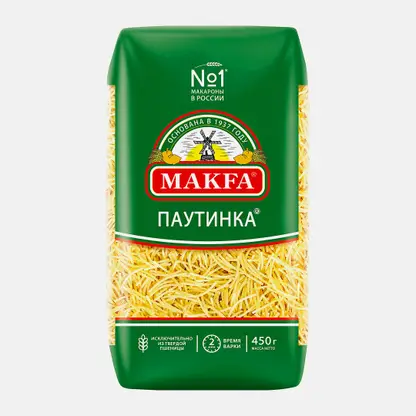 Макароны Makfa Паутинка 450г