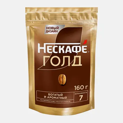 Кофе растворимый Нескафеголд 160г