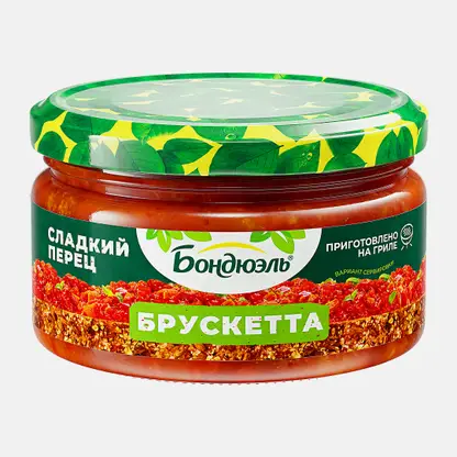 Брускетта сладкий перец Бондюэль 220г