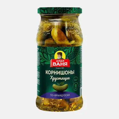 Корнишоны Дядя Ваня По-Французски 460г