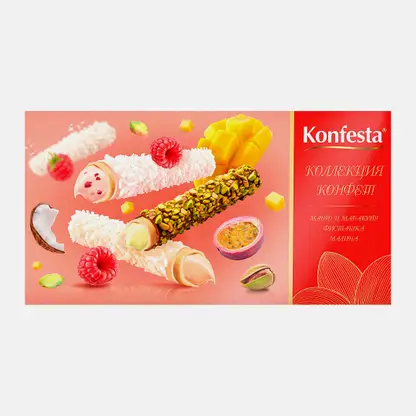Конфеты глазированные с начинками ассорти Konfesta 150г