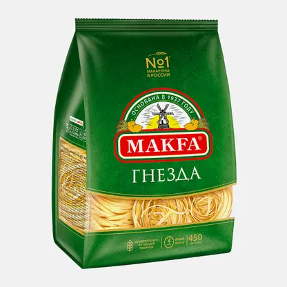 Макароны Makfa Лапша Гнезда тальятелле 450г