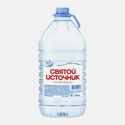 Вода негазированная Святой Источник 5л