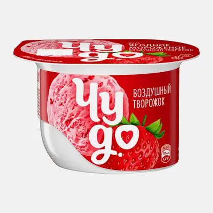 Десерт творожный взбитый со вкусом ягодного мороженого Чудо 5.8% 85г