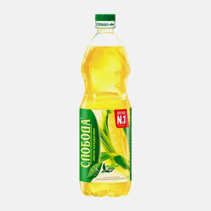 Масло кукурузное Слобода рафинированное дезодорированное 1л