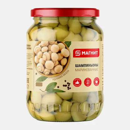 Шампиньоны маринованные Магнит 330г