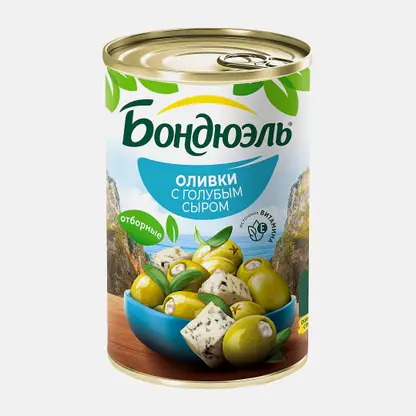 Оливки Бондюэль с сыром 300г
