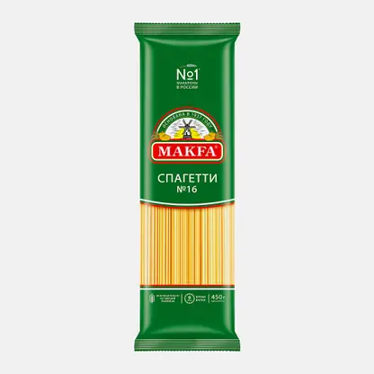 Макароны Makfa Спагетти №16 Группа А 450г