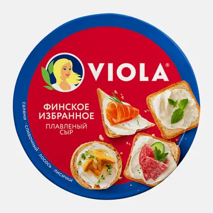 Плавленый сыр Финское избранное ассорти Viola 35% 130г
