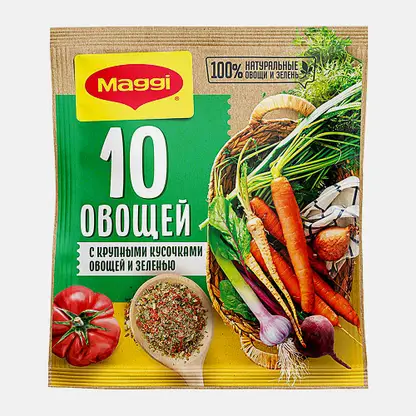 Приправа универсальная сухая 10 овощей и зелень Maggi 75г