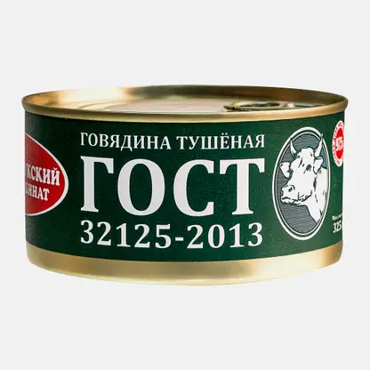 Говядина Великолукский МК тушеная 325г