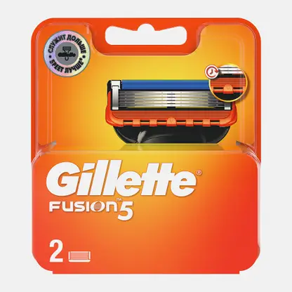 Кассеты для станка Gillette Fusion 5 2шт