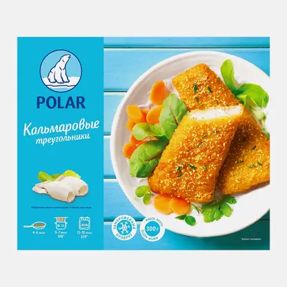 Треугольники Polar кальмаровые в панировке 300г