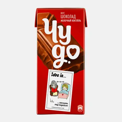 Коктейль молочный Чудо со вкусом Шоколад 2% 960г
