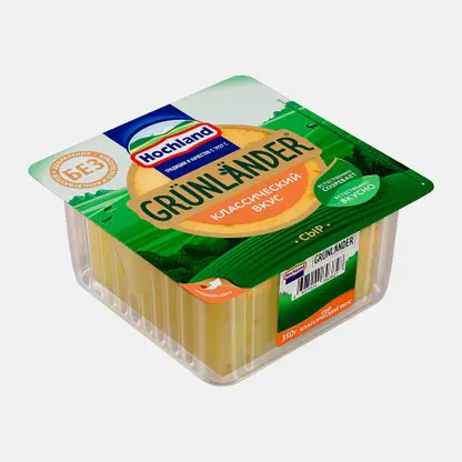 Сыр полутвердый Grunlander 50% 350г