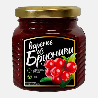 Варенье брусничное 330г
