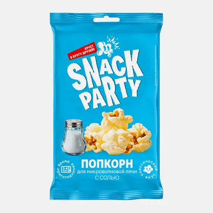Попкорн солёный Snack Party 85г