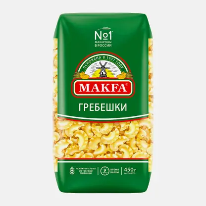 Макароны Makfa Петушиные гребешки 450г