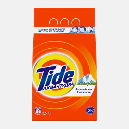 Стиральный порошок Tide Автомат Альпийская свежесть 2.5кг