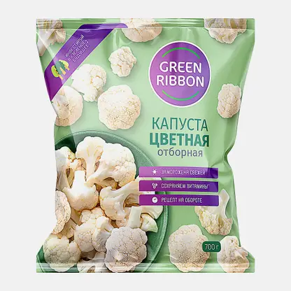 Капуста Green Ribbon цветная быстрозамороженная 700г