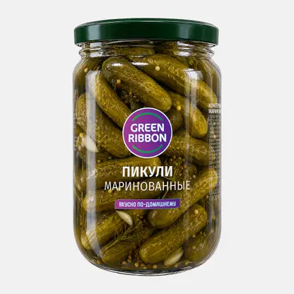 Пикули маринованные Green Ribbon 350г