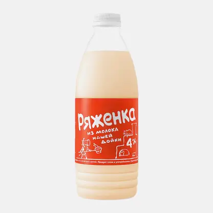 Ряженка Из Молока Нашей Дойки 4% 900г