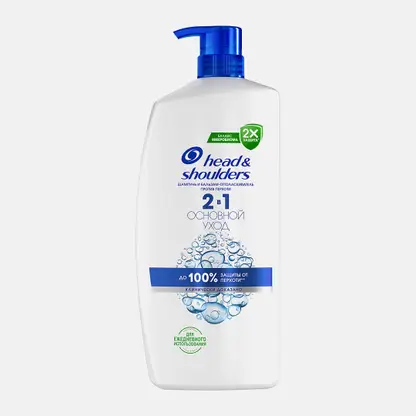 Шампунь для волос Head&Shoulders Основной уход 2в1 против перхоти 800мл