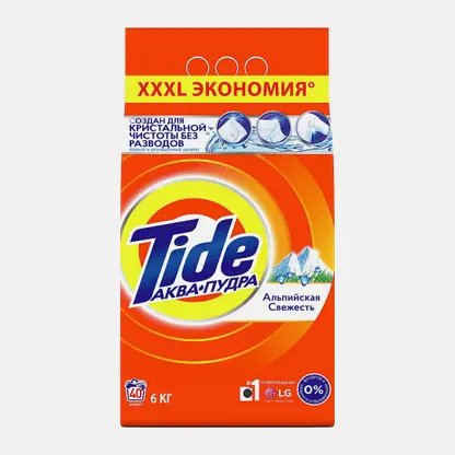 Стиральный порошок Tide Автомат Альпийская свежесть 6кг