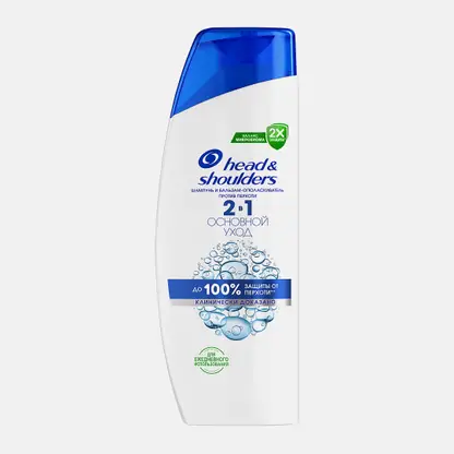 Шампунь Head&Shoulders 2в1 Основной уход 200мл