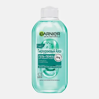 Алоэ Гель-пенка для умывания Garnier Skin Naturals Гиалуроновый 200мл