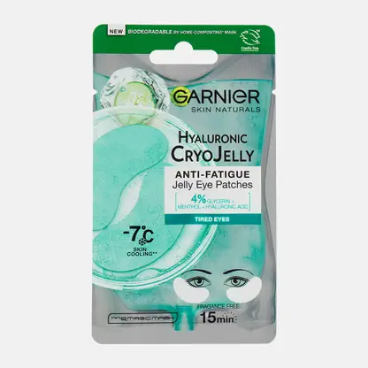 Патчи для глаз Garnier тканевые Эксперт + Крио Гель 5мл