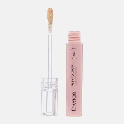 Консилер с эффектом сияния тон 02 Нюдовый Way To Glow Divage