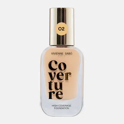 Плотный тональный крем для лица тон 02 Vivienne Sabo Coverture