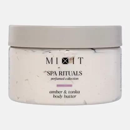 Крем-баттер для тела Mixit с ароматом амбры и бобов тонка 250г