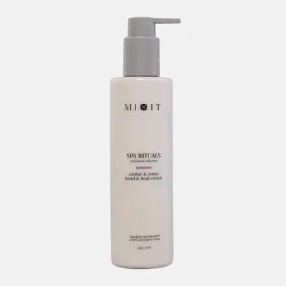 Крем для рук и тела Mixit Spa Rituals с ароматом амбры и бобов тонка 250мл