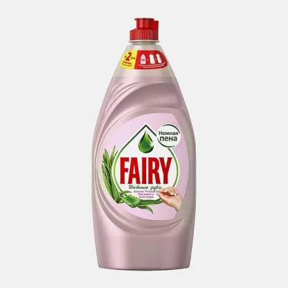 Средство для мытья посуды Fairy Нежные руки Розовый жасмин и алоэ вера 900мл