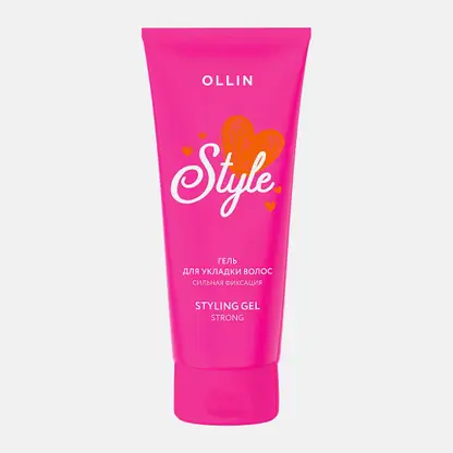 Гель для укладки волос сильной фиксации Ollin Style 200мл